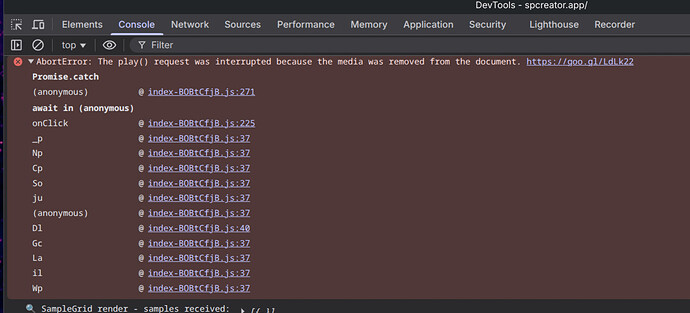 eventually it throws the following message